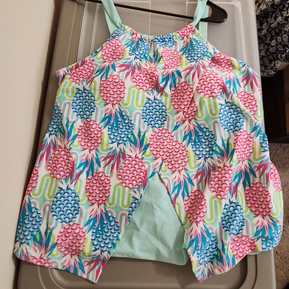 crown & ivy Colorful Patterned Tankini Top (Only The Top) - Picture 1 of 7